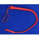 Pletený bič - 75 cm červenočerný