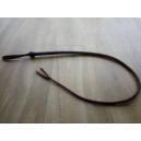 Pletený bič - 150 cm hnedý